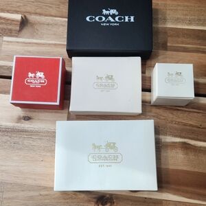 Coach New York Gift Boxes Set of 5